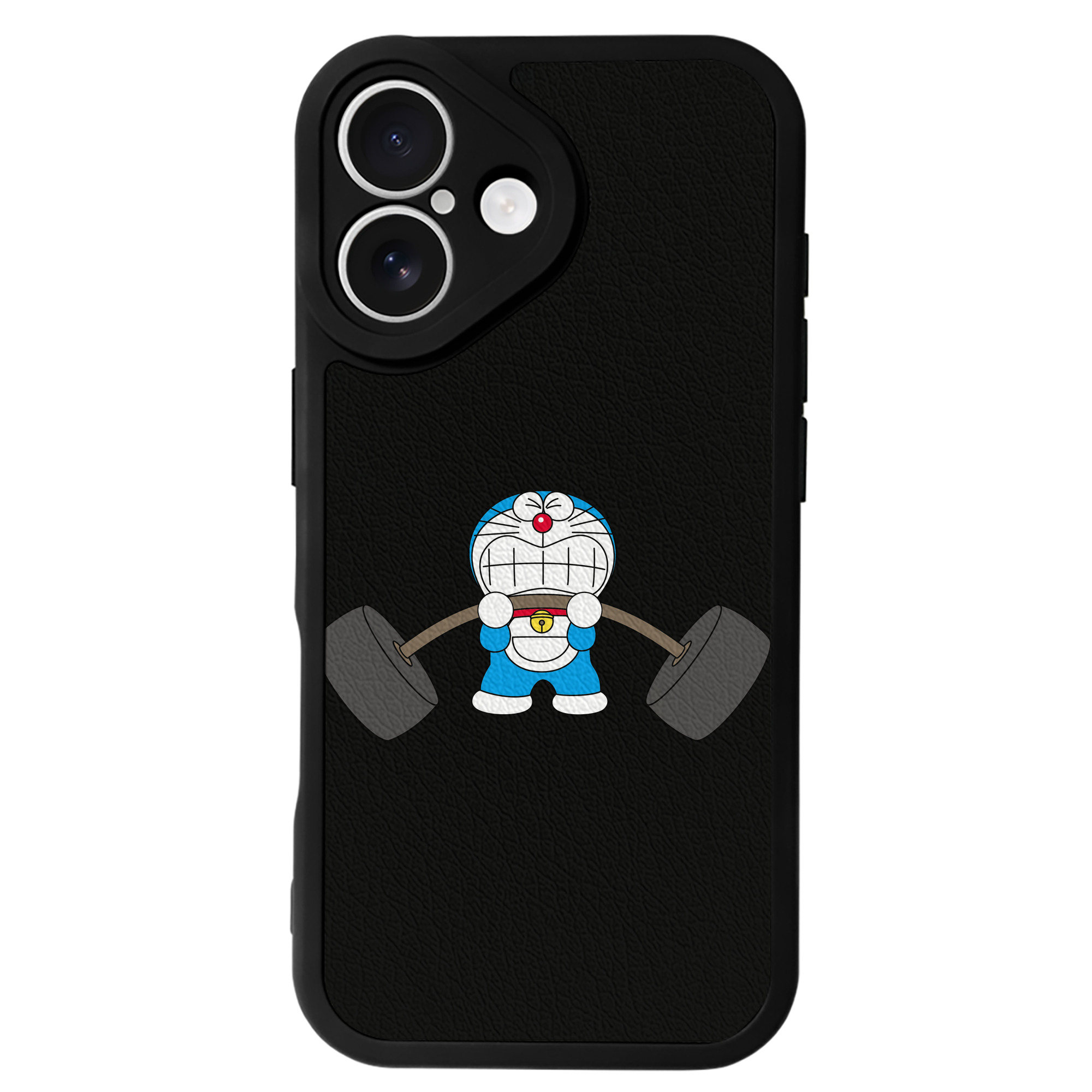 （画像用） ドラえもん Doraemon 【iPhone 16シリーズ対応】シリコンスマホケース（レザー調） 材質：シリコン